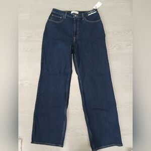 Abercrombie & Fitch Dark Blue High-Rise Jeans - Size 30 Regular - New With Tags